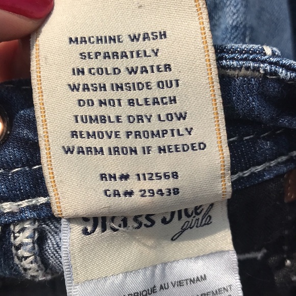 Miss Me Girls Capri Size 7 Very Nice - Picture 4 of 10